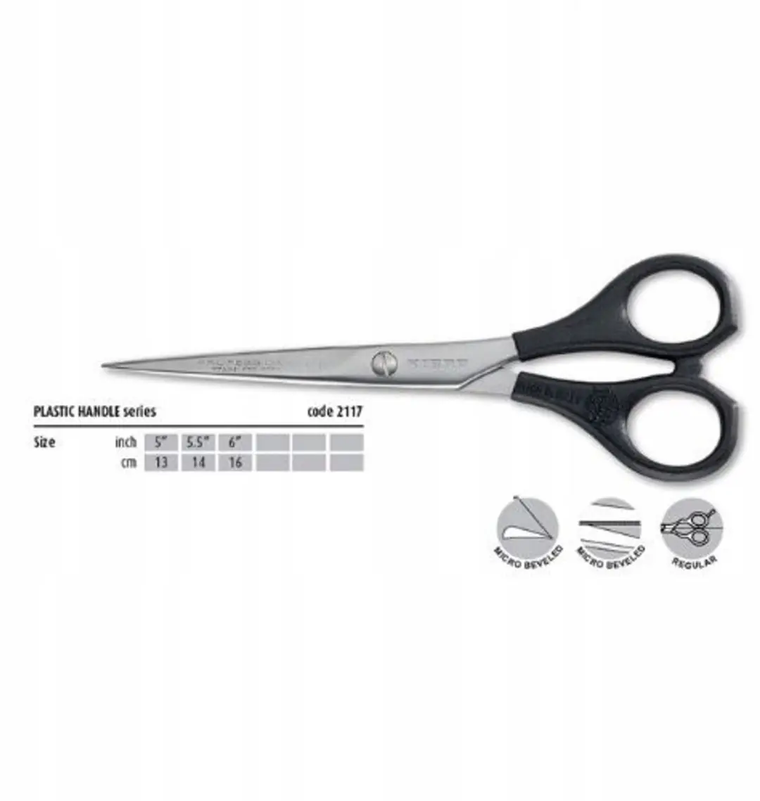 Kiepe Professionele Kappersschaar 5.5" met Kunststof Handvat
