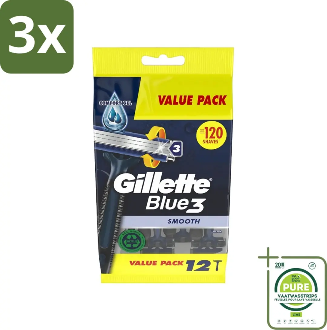3 x Gillette