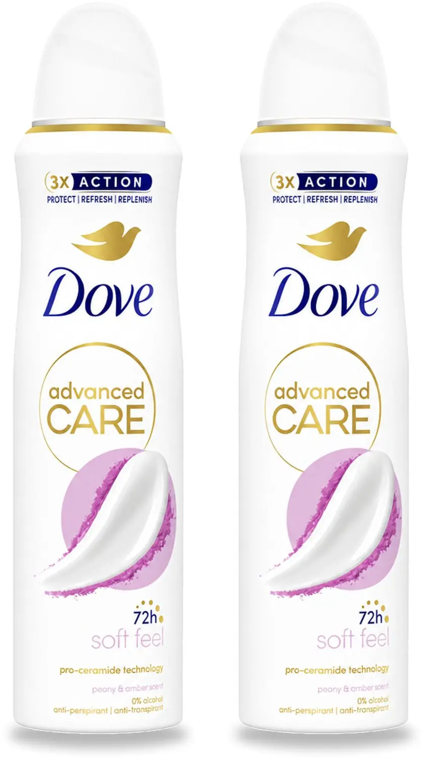 2 x Dove Deodorant Spray