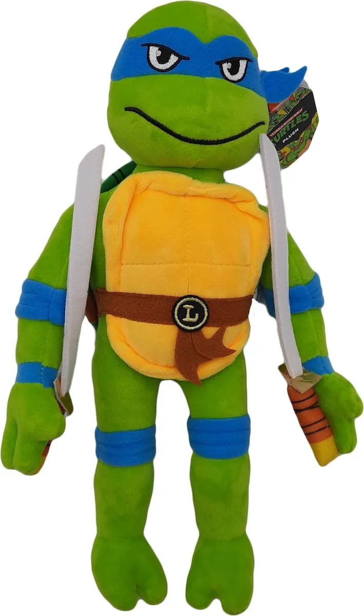 Nickelodeon Teenage Mutant Ninja Turtles Leonardo Pluche Knuffel 32 cm