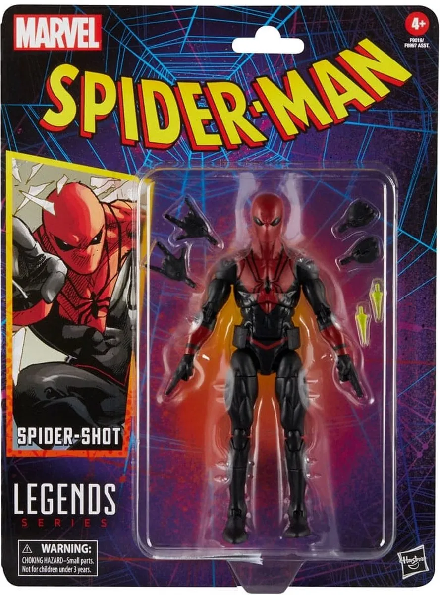 Spider-Man Marvel Legends Series Spider-Shot F90195X0 - Multikleur - afbeelding 4 van 6