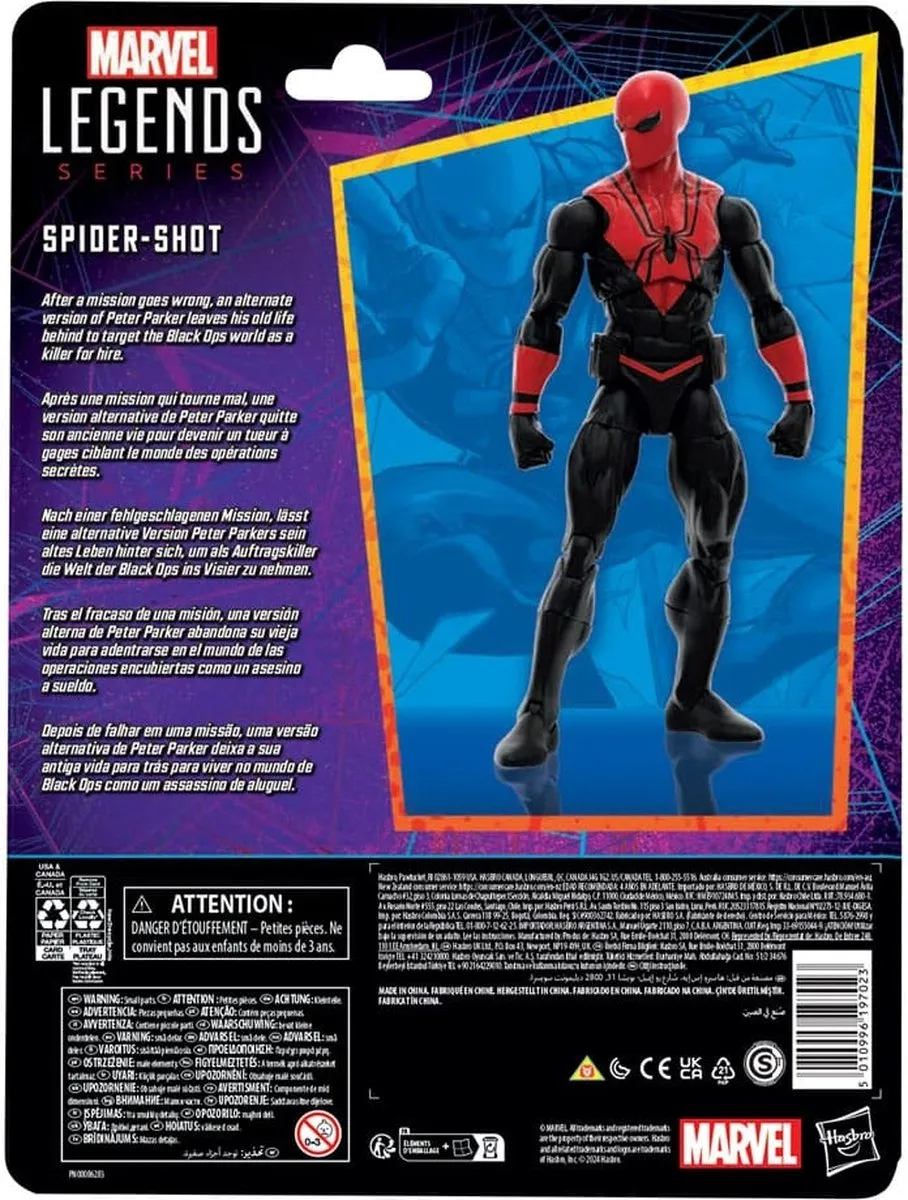 Spider-Man Marvel Legends Series Spider-Shot F90195X0 - Multikleur - afbeelding 3 van 6