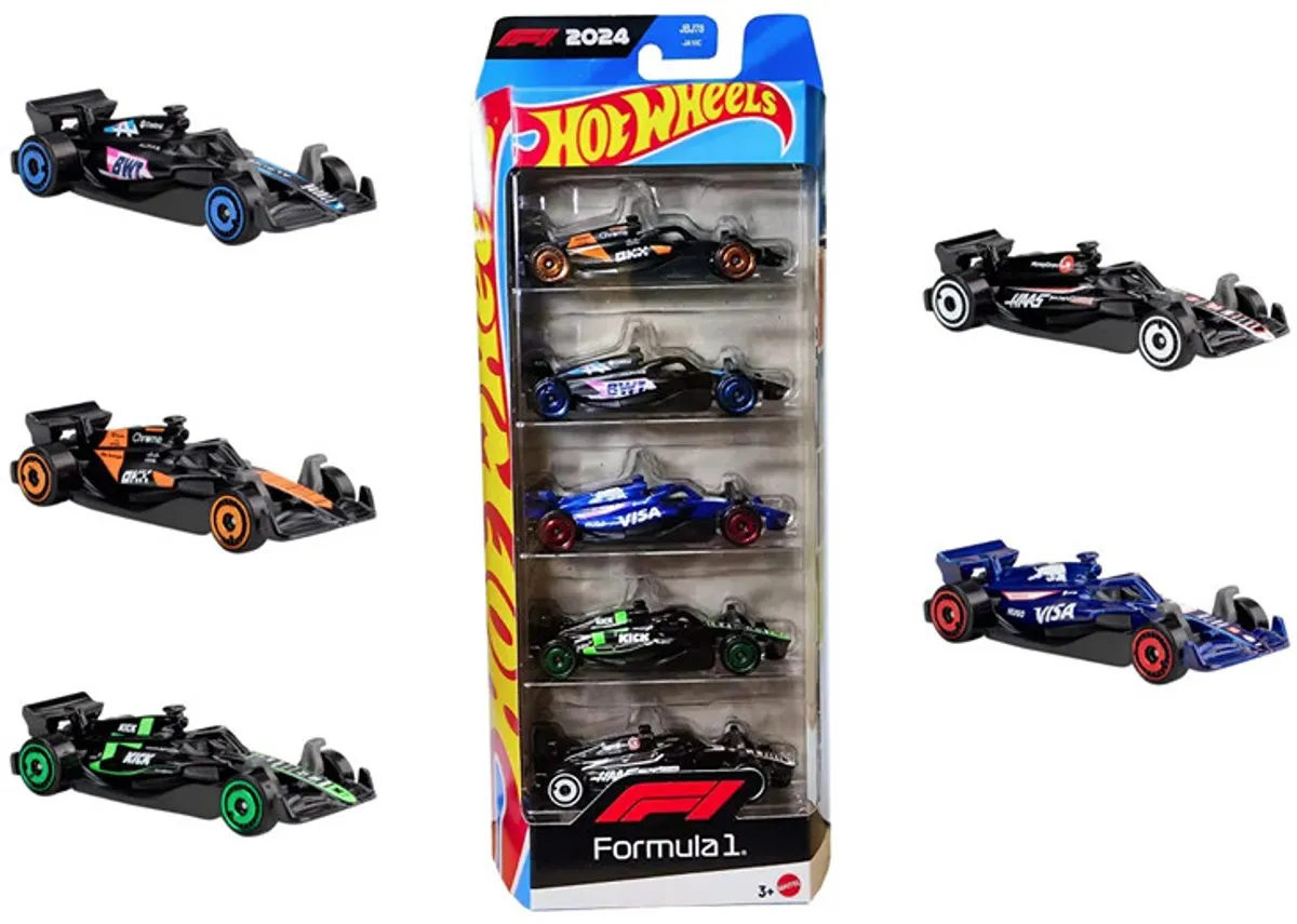 Hot Wheels Formula 1 2024 5-Pack 1:64
