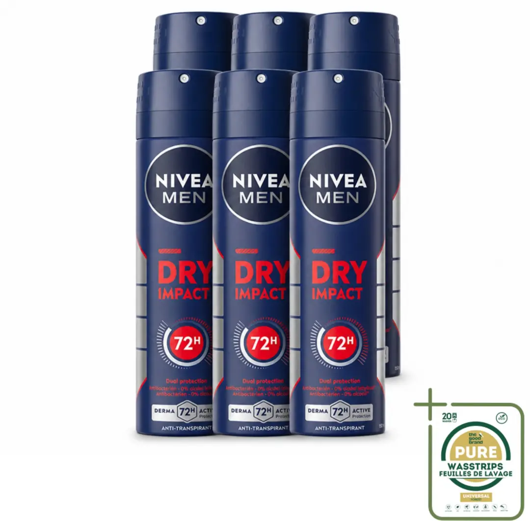 6 x NIVEA MEN
