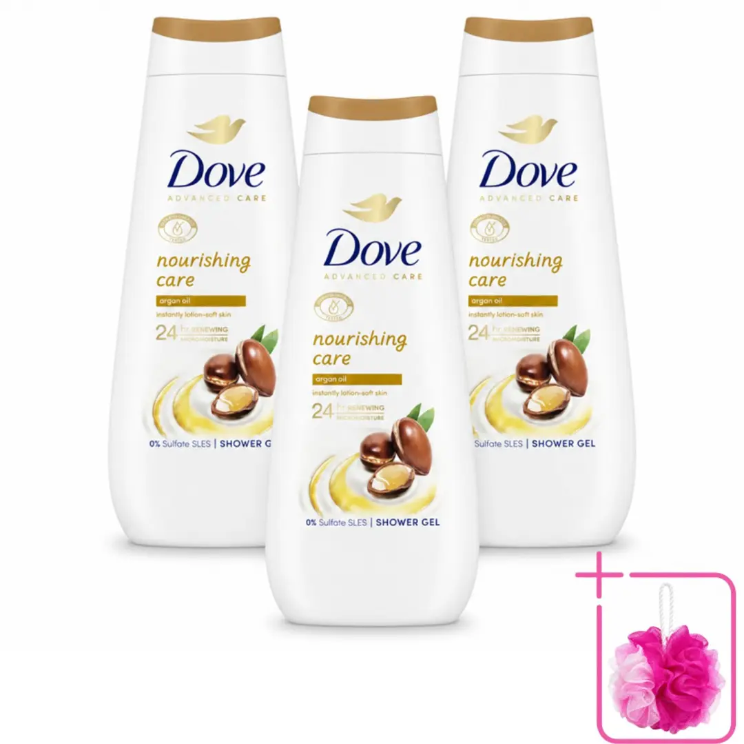 3 x Dove Douchecrème