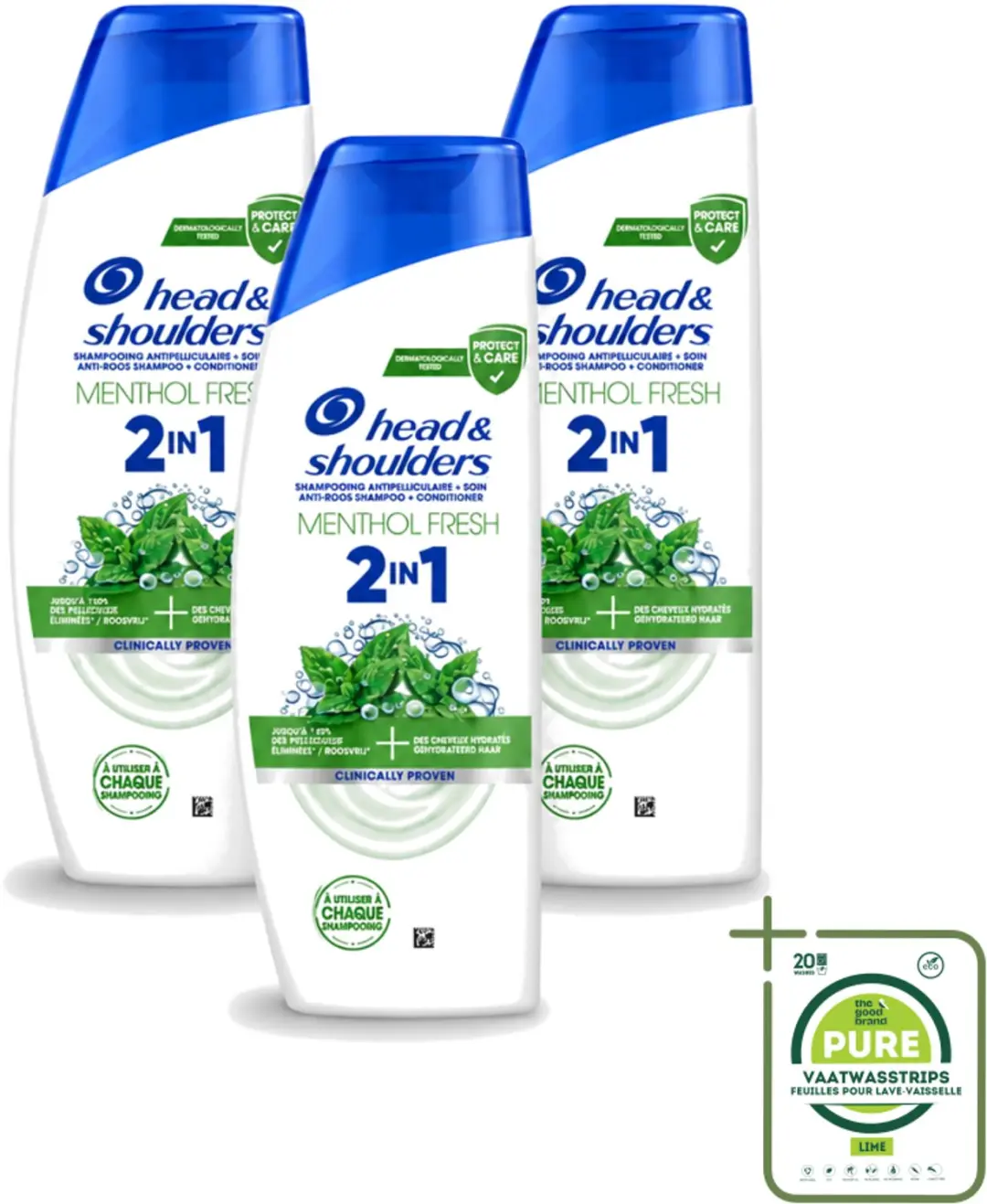 3 x Head & Shoulders