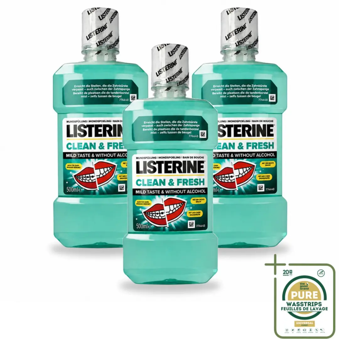 3 x Listerine
