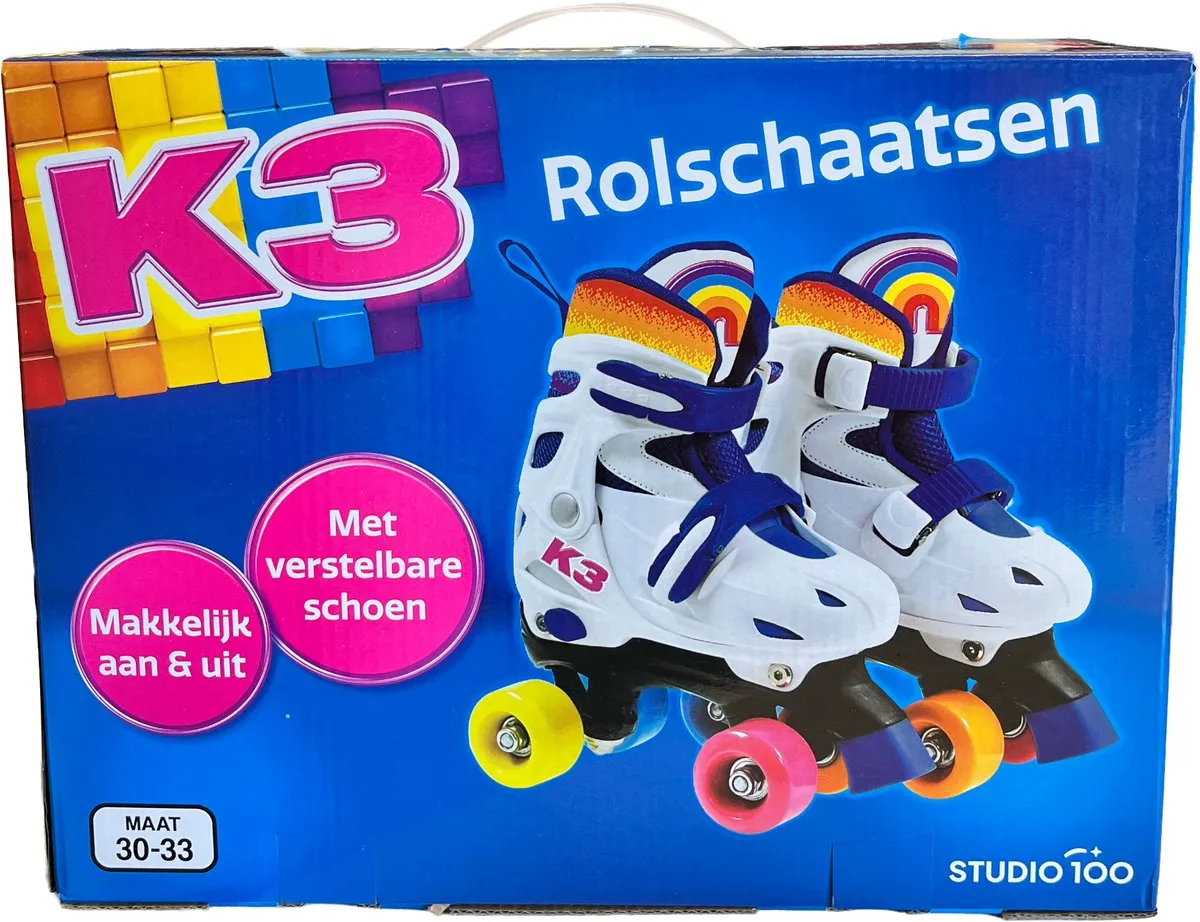 K3 Studio 100 Regenboog Rolschaatsen