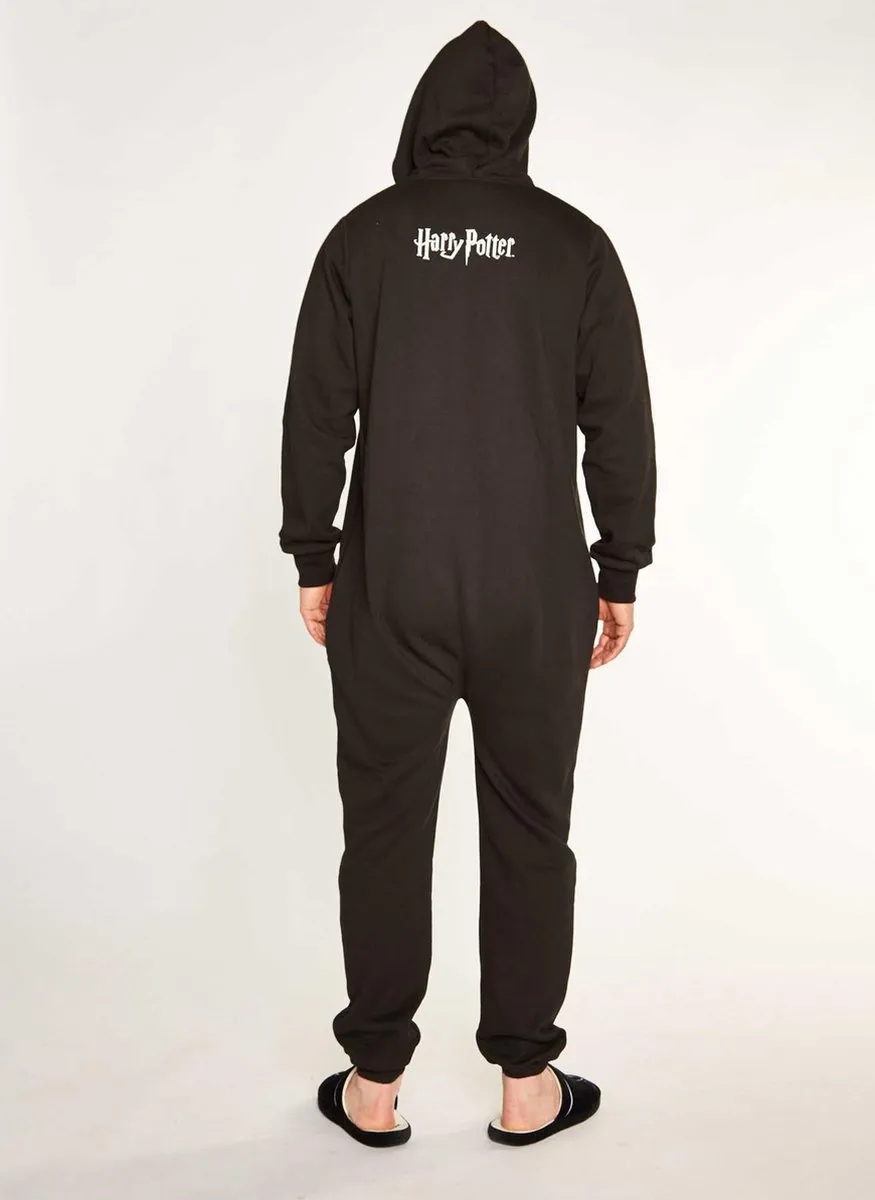 Harry Potter Deathly Hallows Onesie - L - Zwart