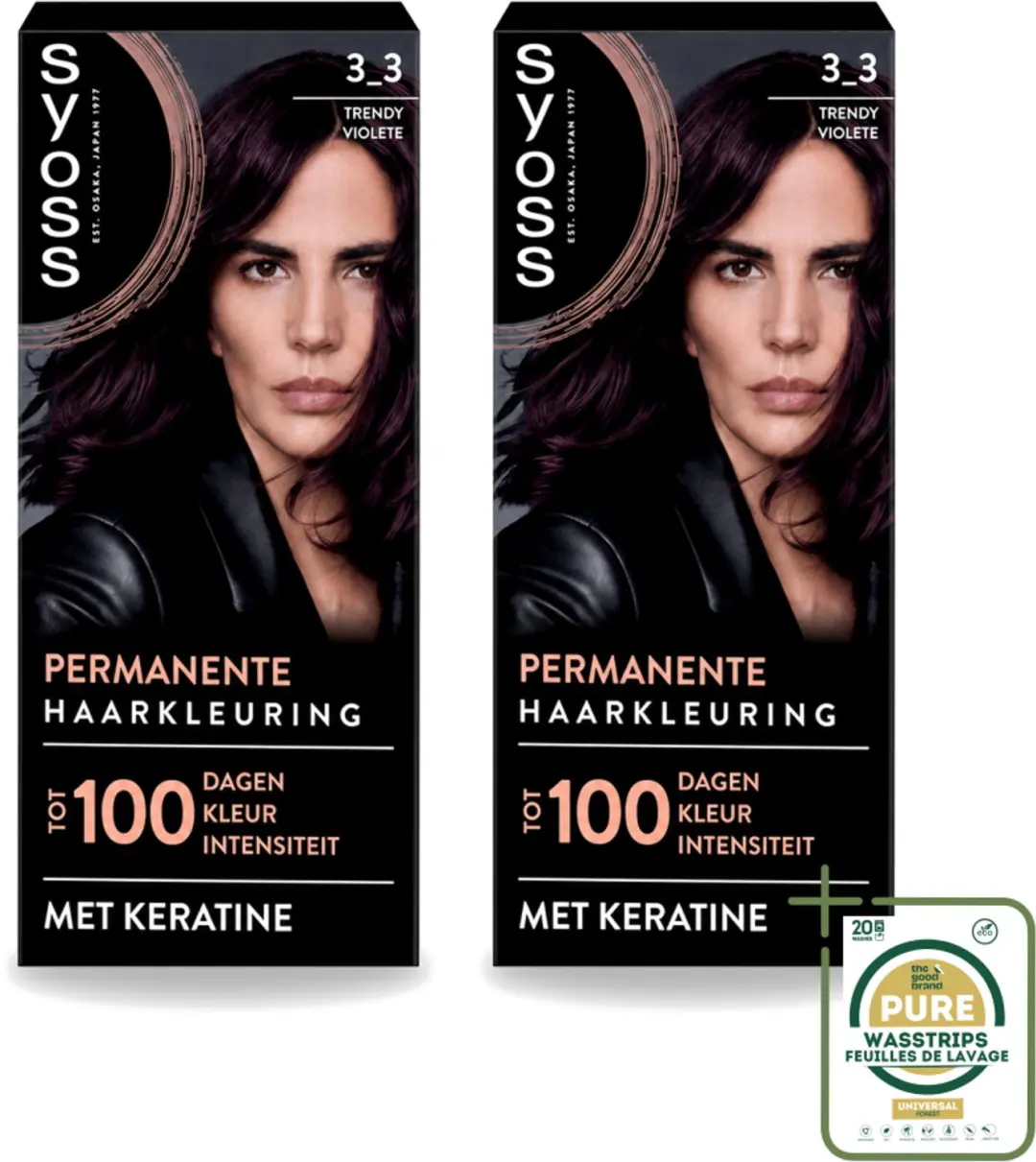 2 x SYOSS Permanent Coloration 3-3