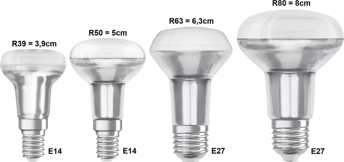 Philips CorePro LEDspot R50 E14 4.3W 2700K - Mat - 6 Stuks