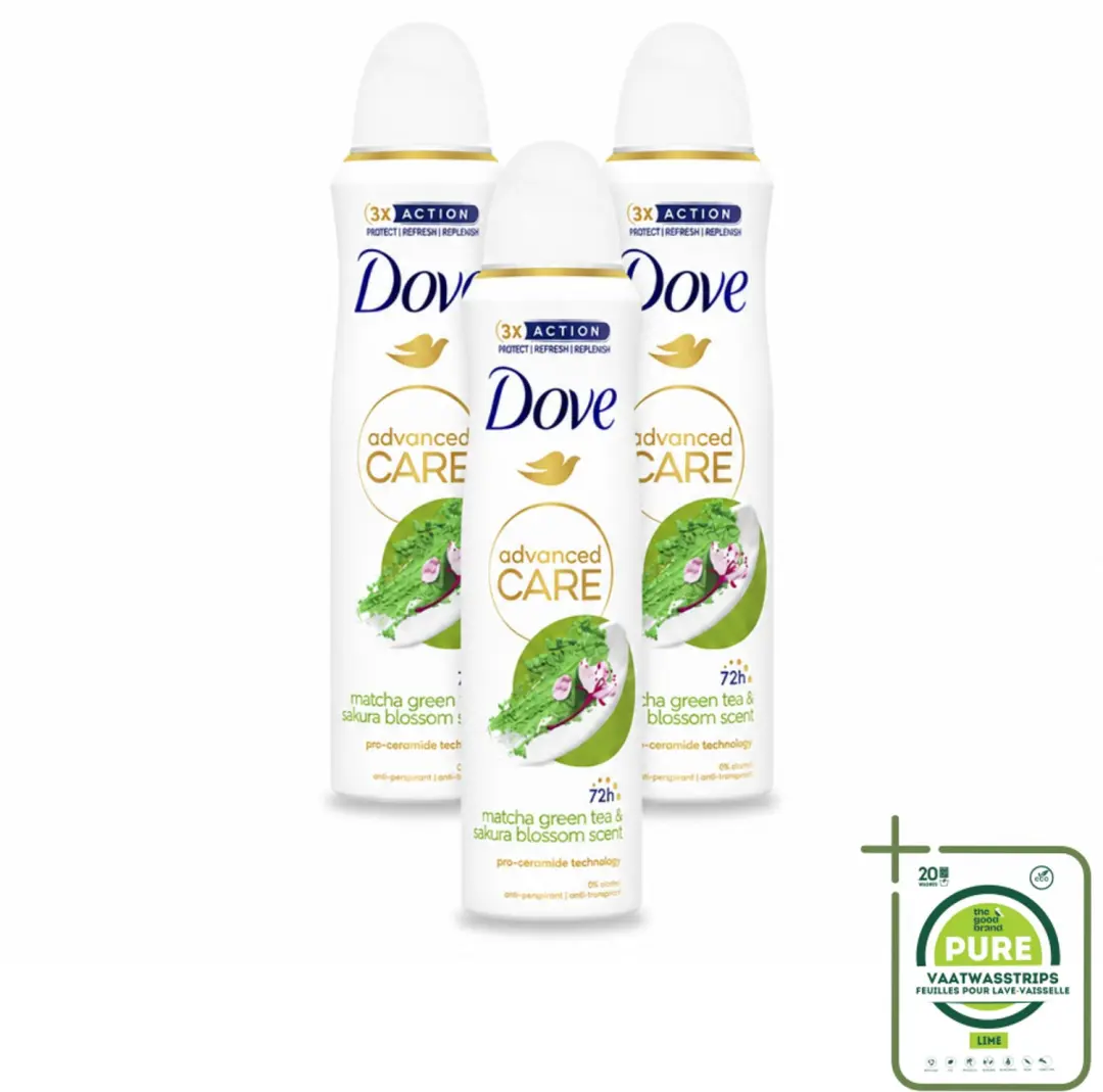 3 x Dove Deodorant Spray