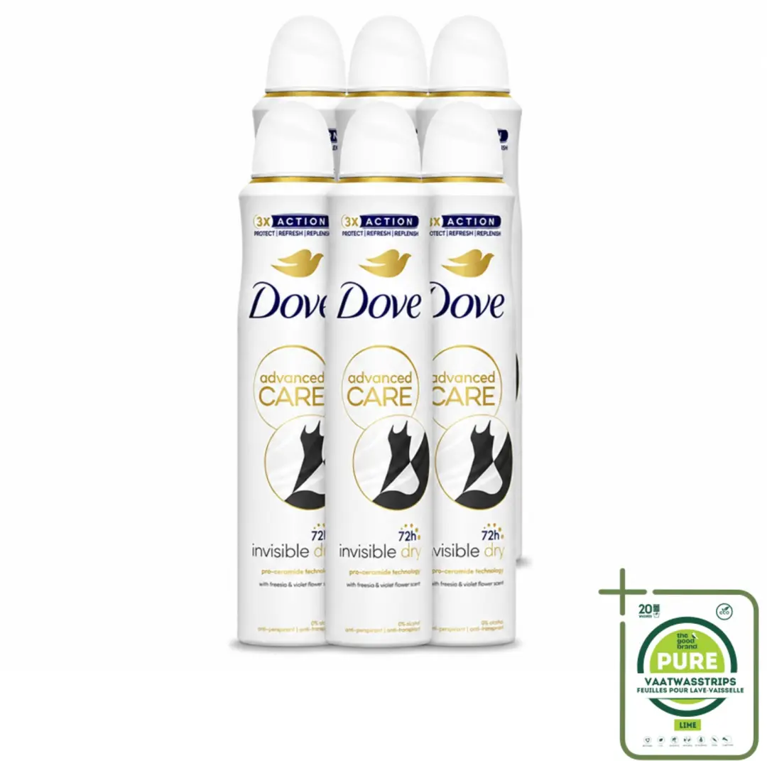 6 x Dove Deodorant Spray