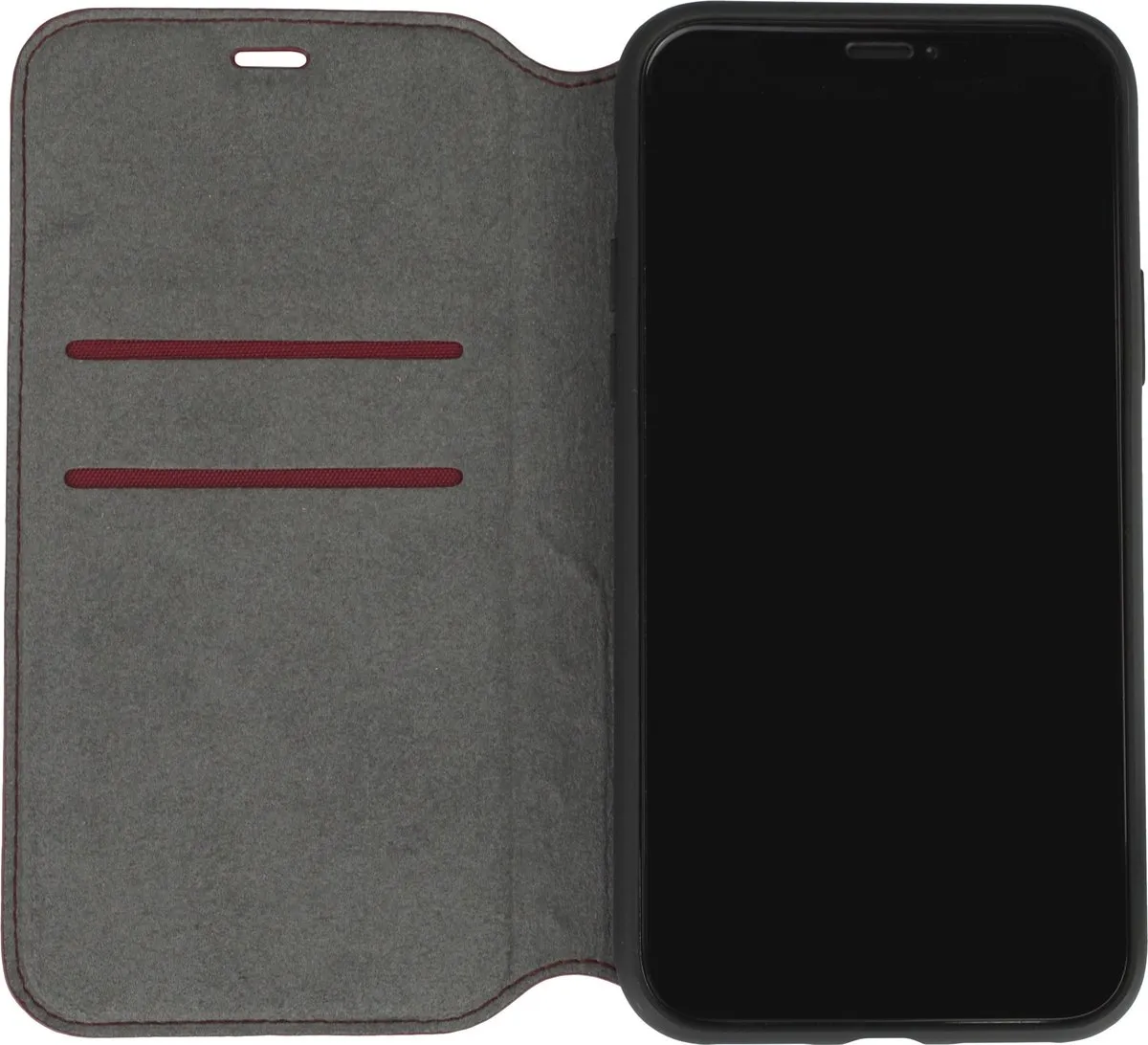 Audi A6 Hoesje iPhone 12/12 Pro - Merlot - Genuine Leather - afbeelding 6 van 6