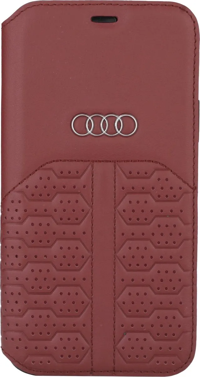 Audi A6 Hoesje iPhone 12/12 Pro - Merlot - Genuine Leather