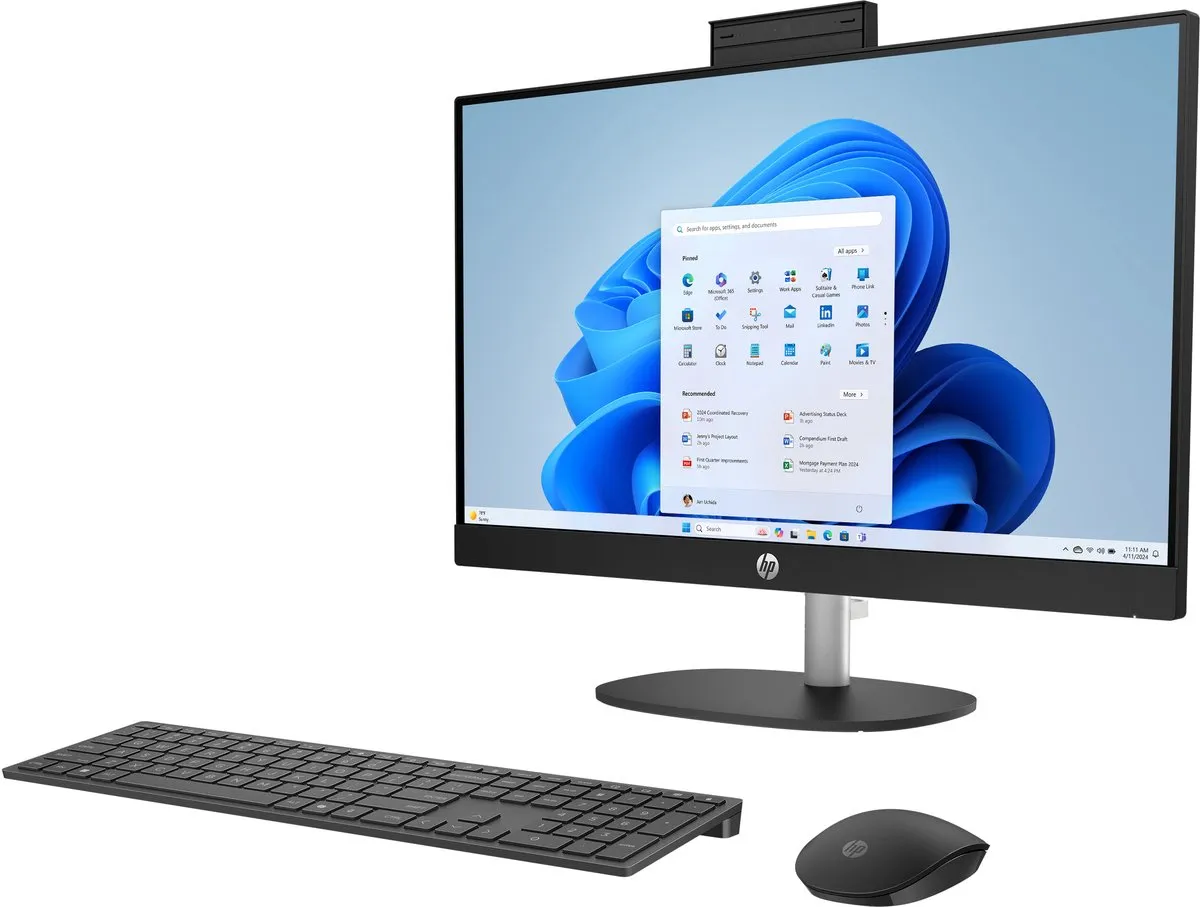 HP AI 24-cr2005nb Alles-in-één PC - 60,5 cm Zwart