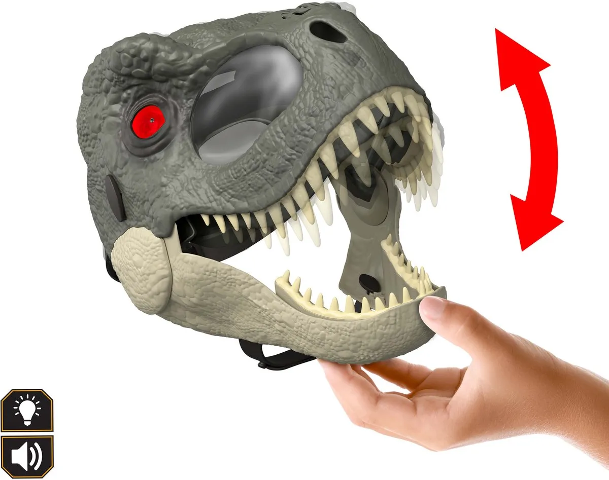 Jurassic World Deluxe Dinosaurusmasker Groen JCH04 - afbeelding 6 van 6