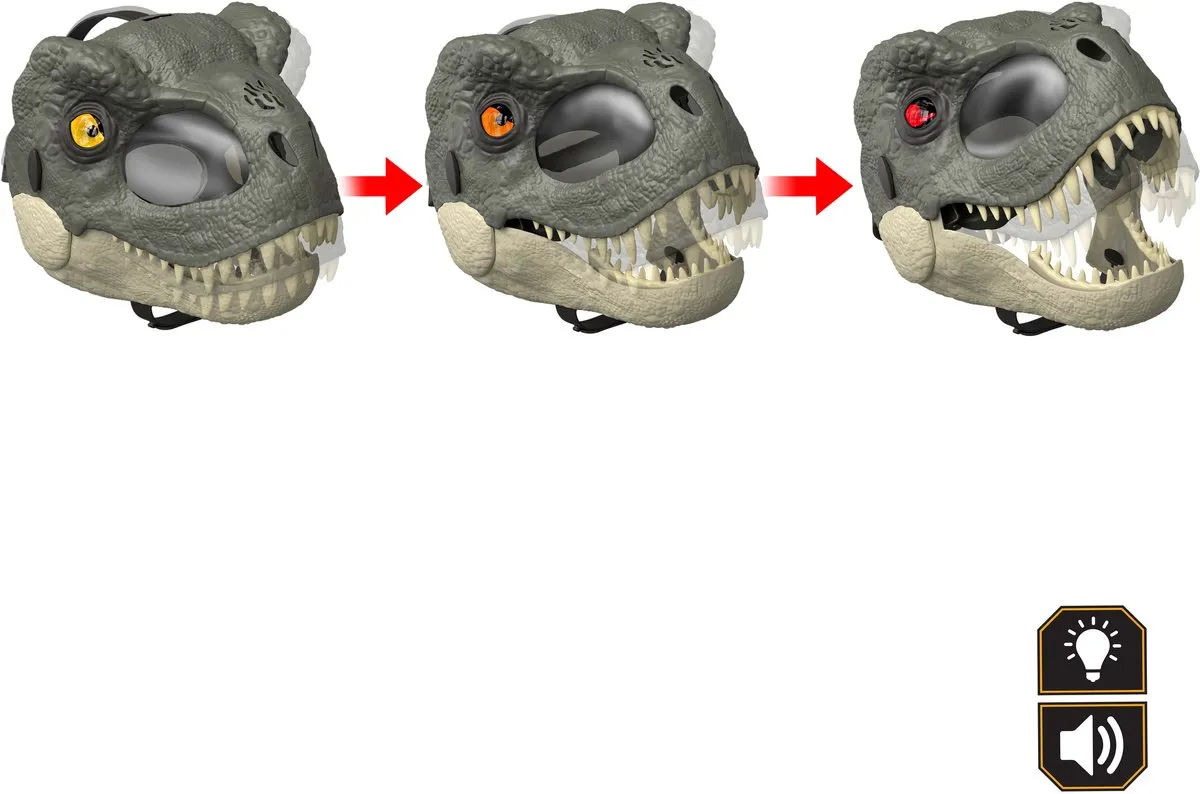 Jurassic World Deluxe Dinosaurusmasker Groen JCH04