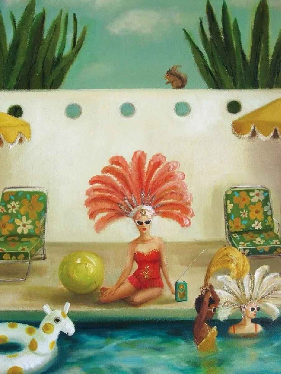 New York Puzzle Company Puzzel Poolside - 500 stukjes