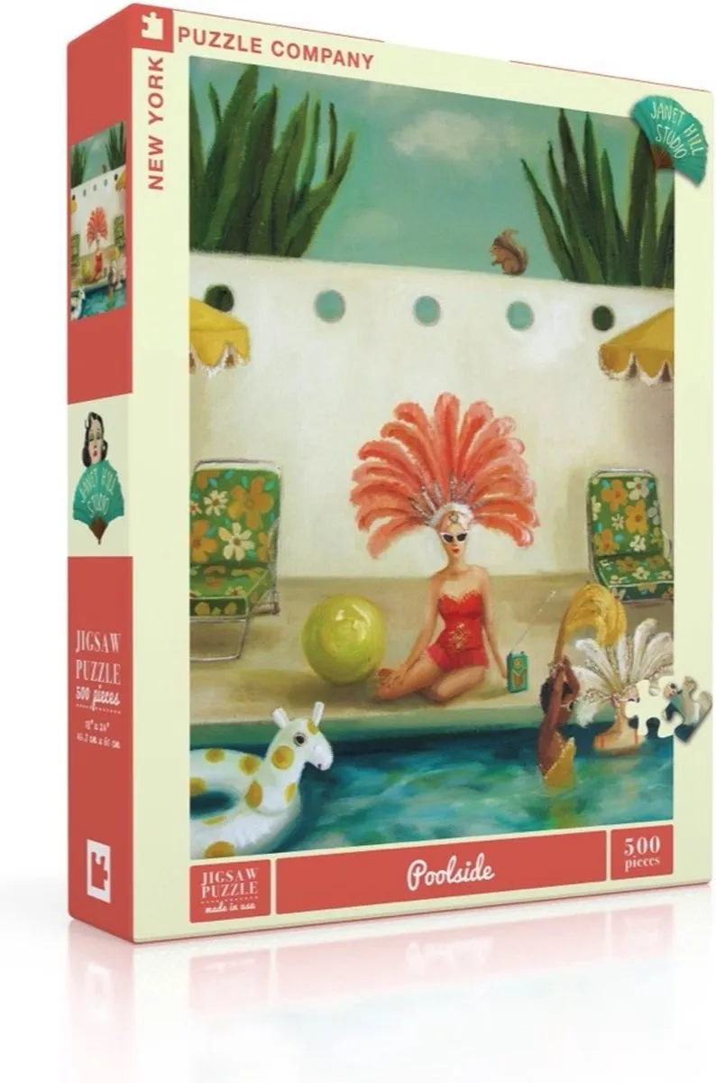 New York Puzzle Company Puzzel Poolside - 500 stukjes