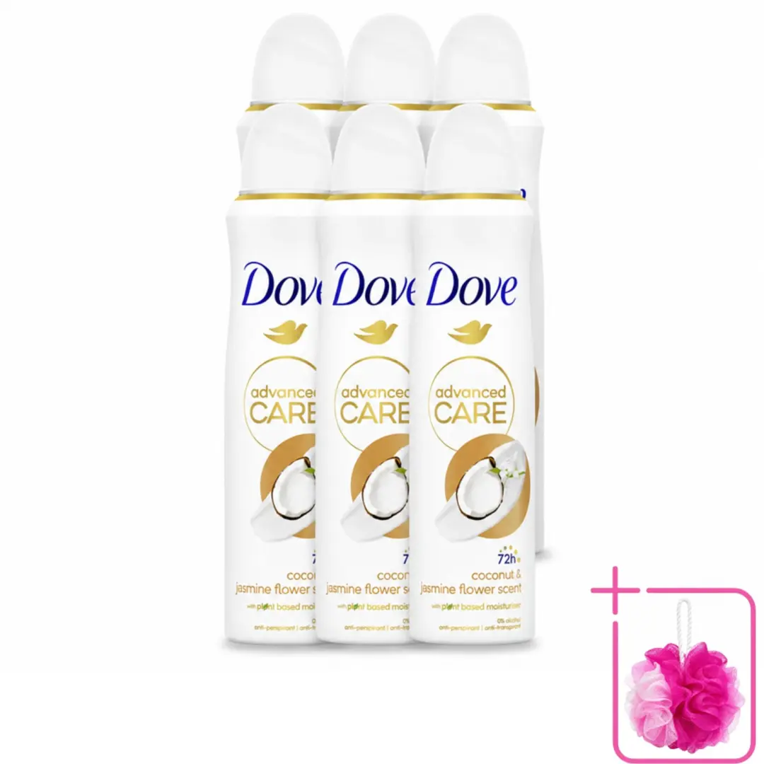 6 x Dove Deodorant Spray