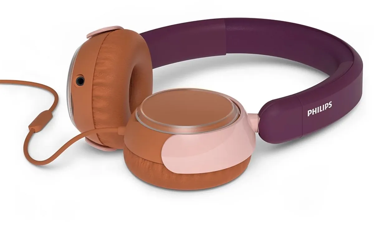 Philips TAK2000MP On-Ear Hoofdtelefoon - Kindermodel - Paars Roze Oranje - afbeelding 6 van 6
