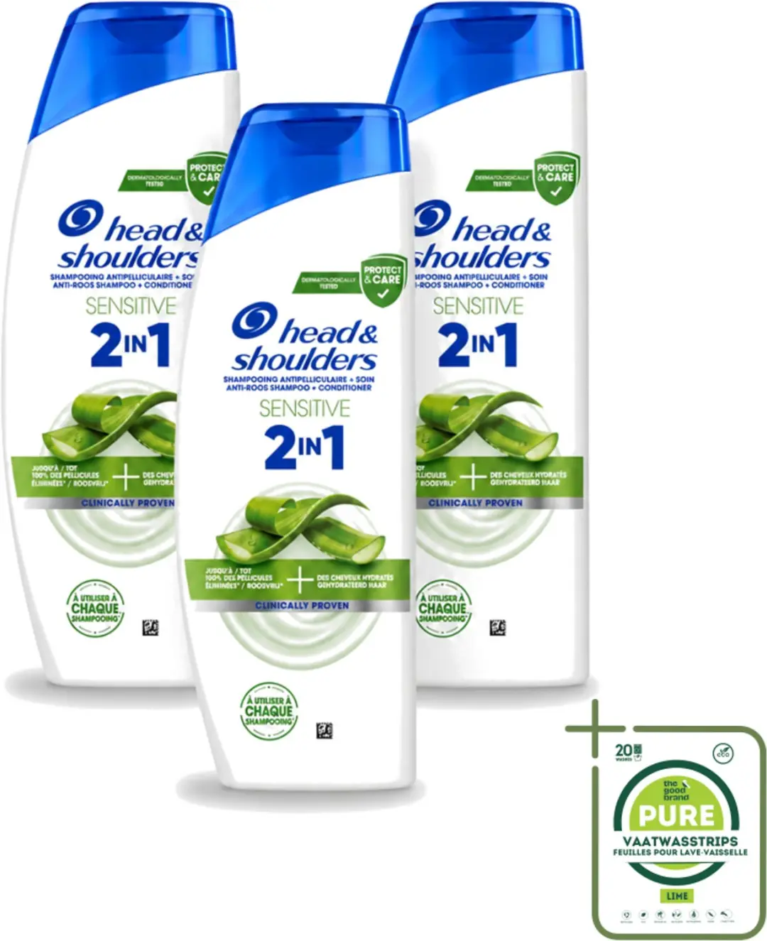 3 x Head & Shoulders