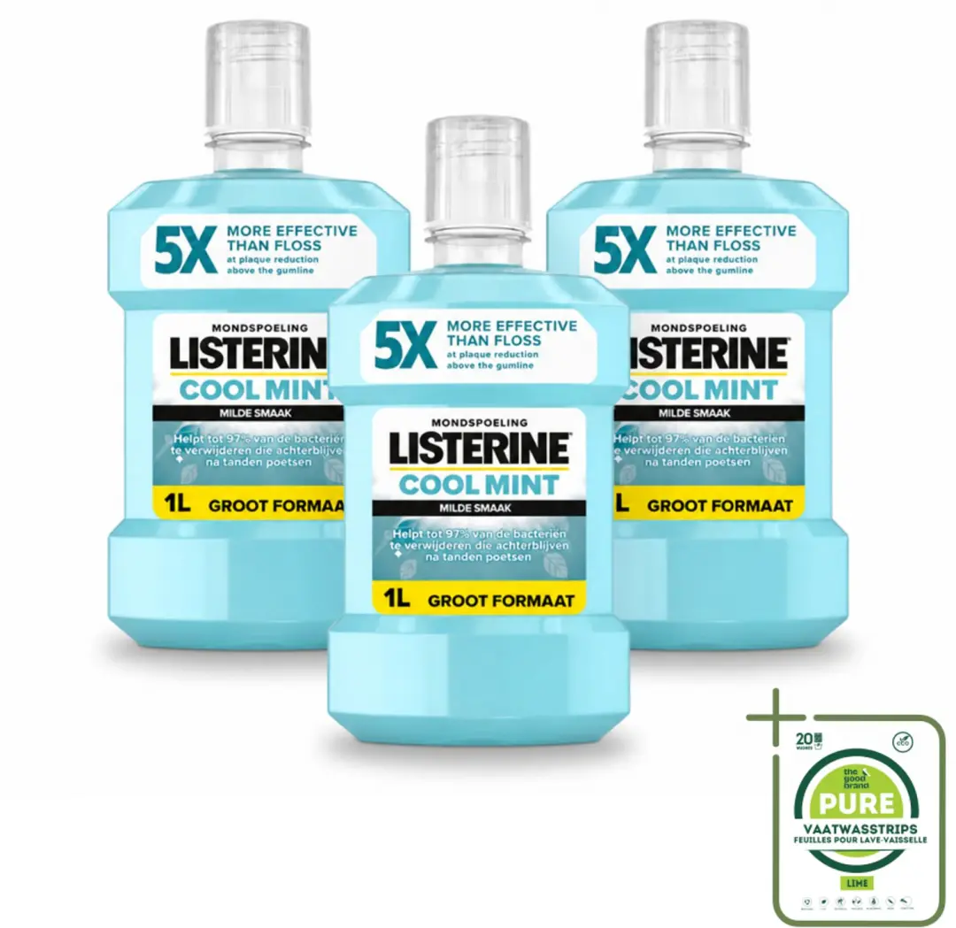3 x Listerine