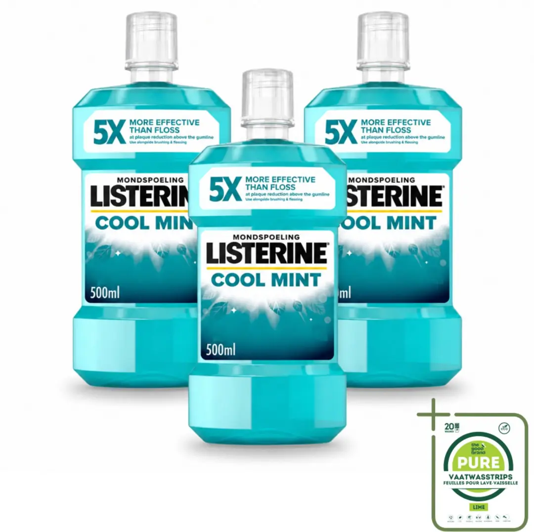 3 x Listerine