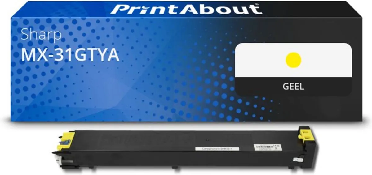 PrintAbout Toner MX-31GTYA Geel