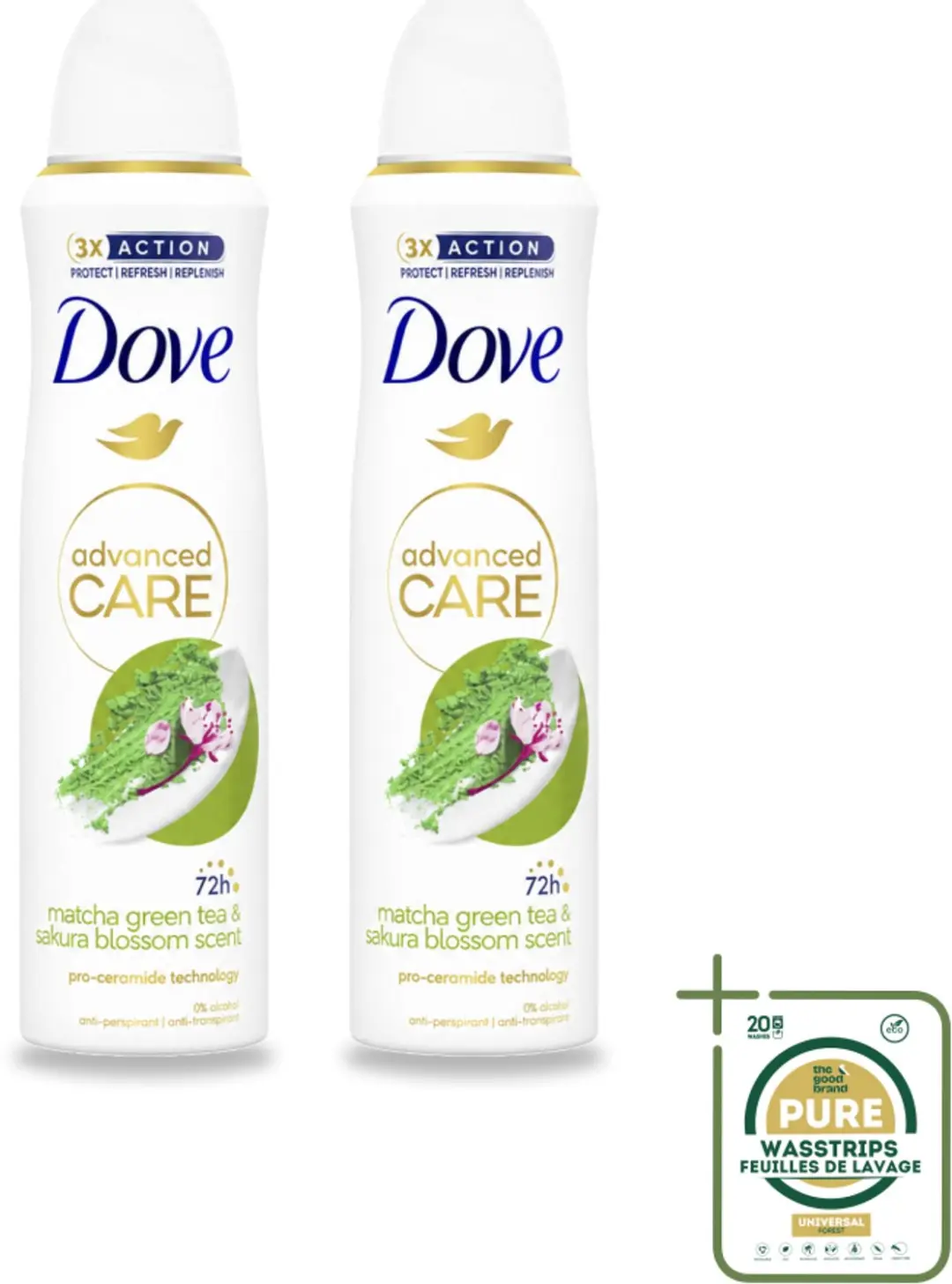 2 x Dove Deodorant Spray