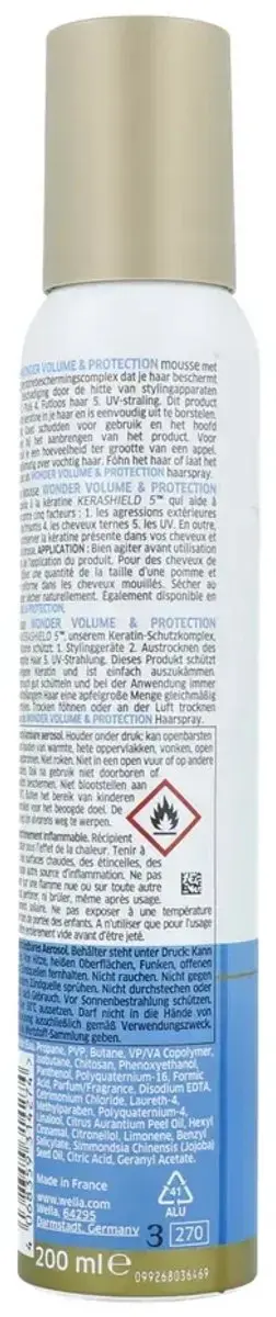 Wella Deluxe Volume & Protection Mousse 200ml