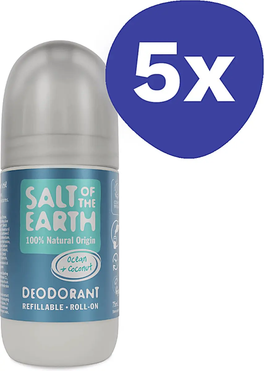 Salt of the Earth Hervulbare Roll-on Deodorant