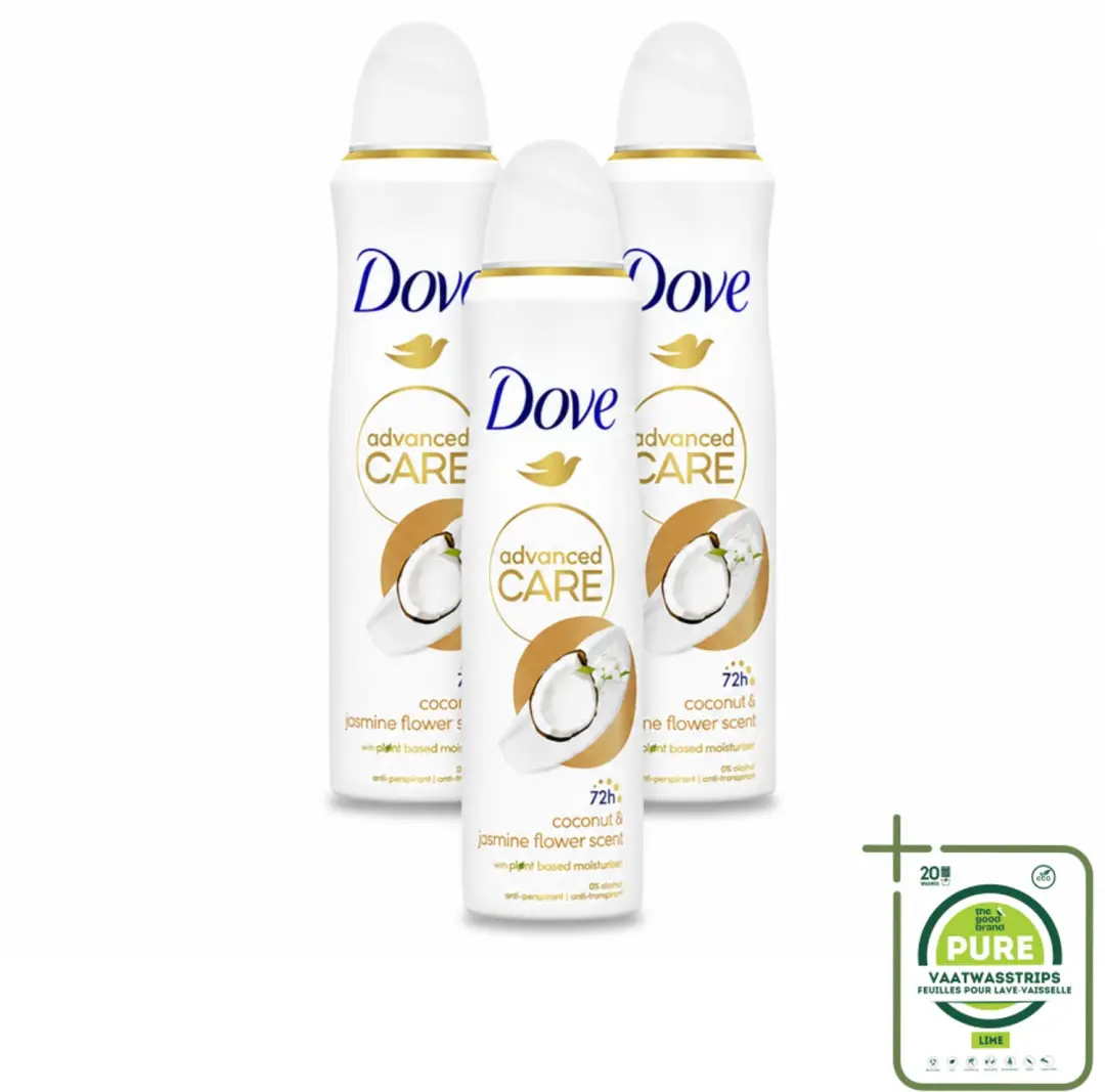3 x Dove Deodorant Spray