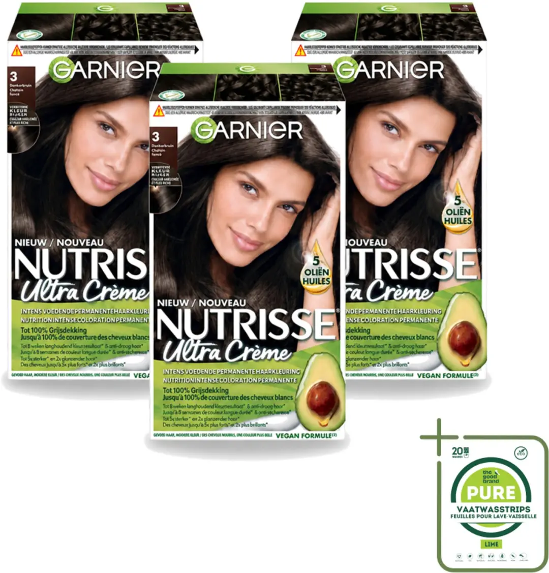 3 x Garnier