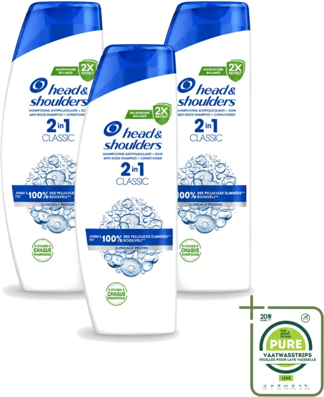 3 x Head & Shoulders