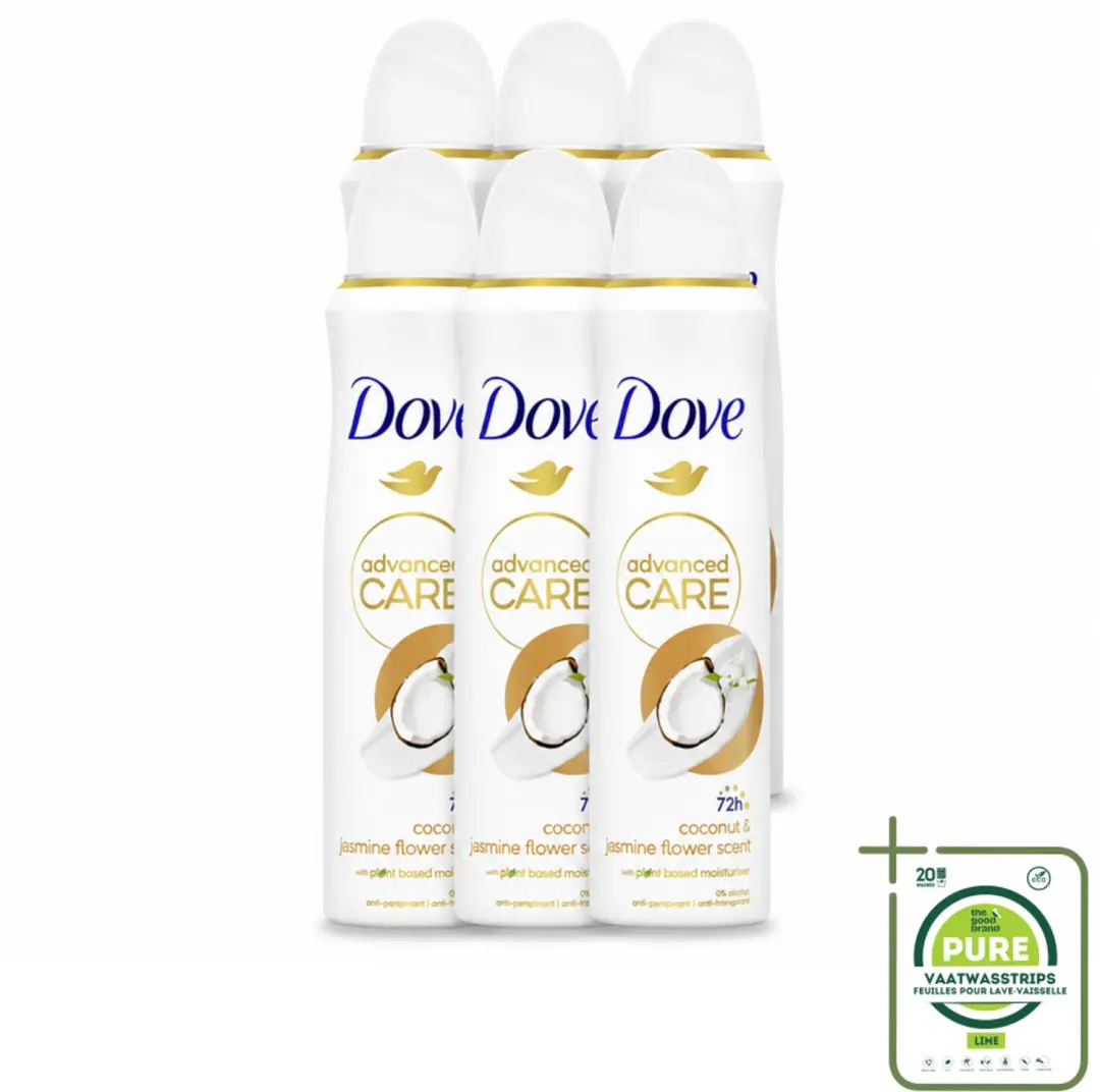 6 x Dove Deodorant Spray