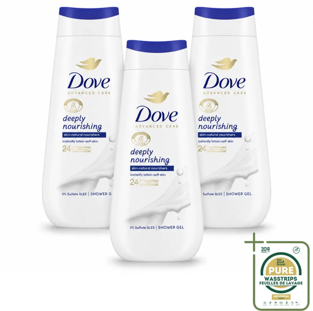 3 x Dove Douchecrème