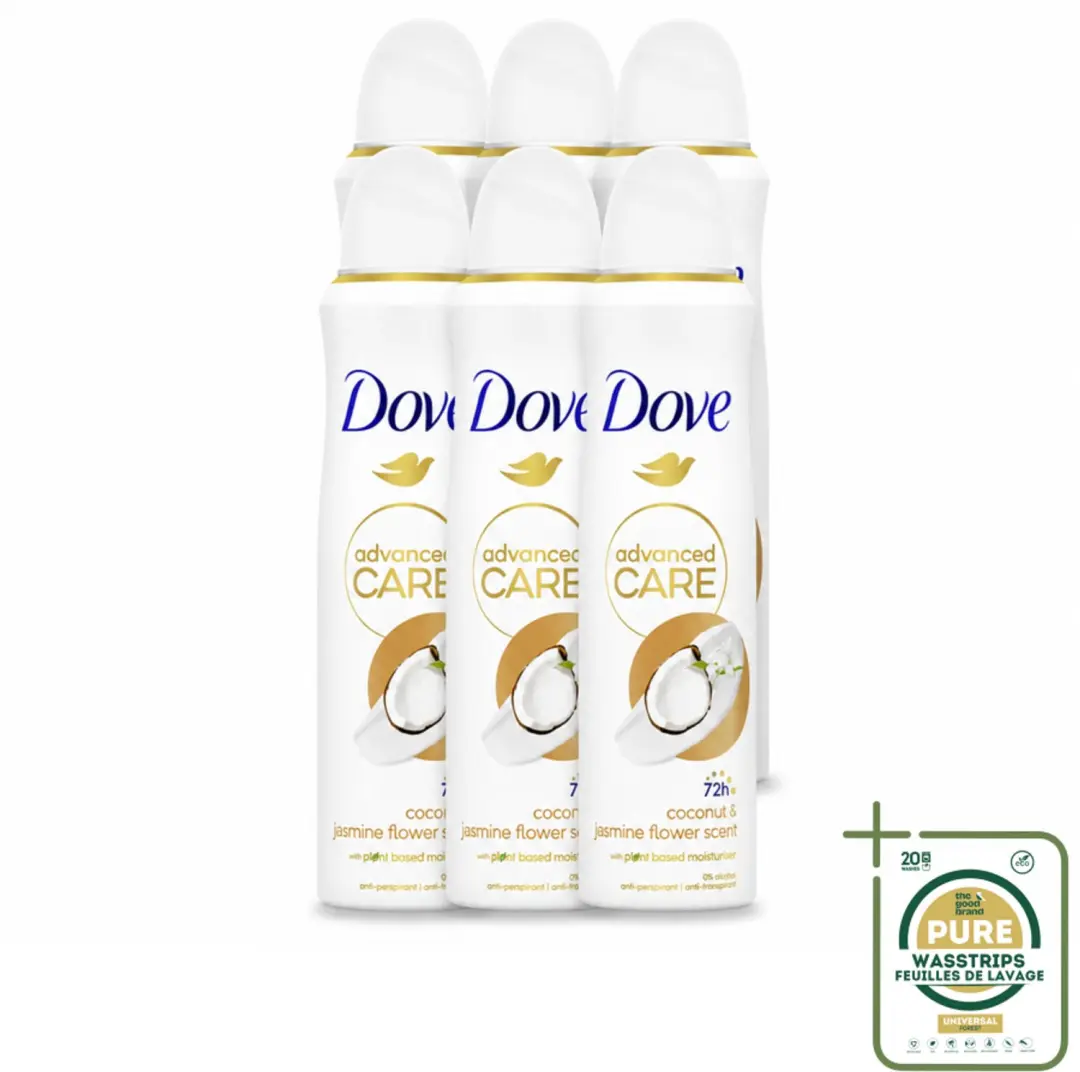 6 x Dove Deodorant Spray