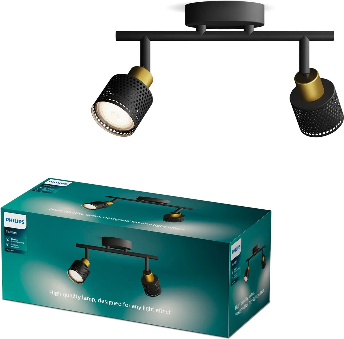 Philips Niall Spot Plafondspot 2x5W