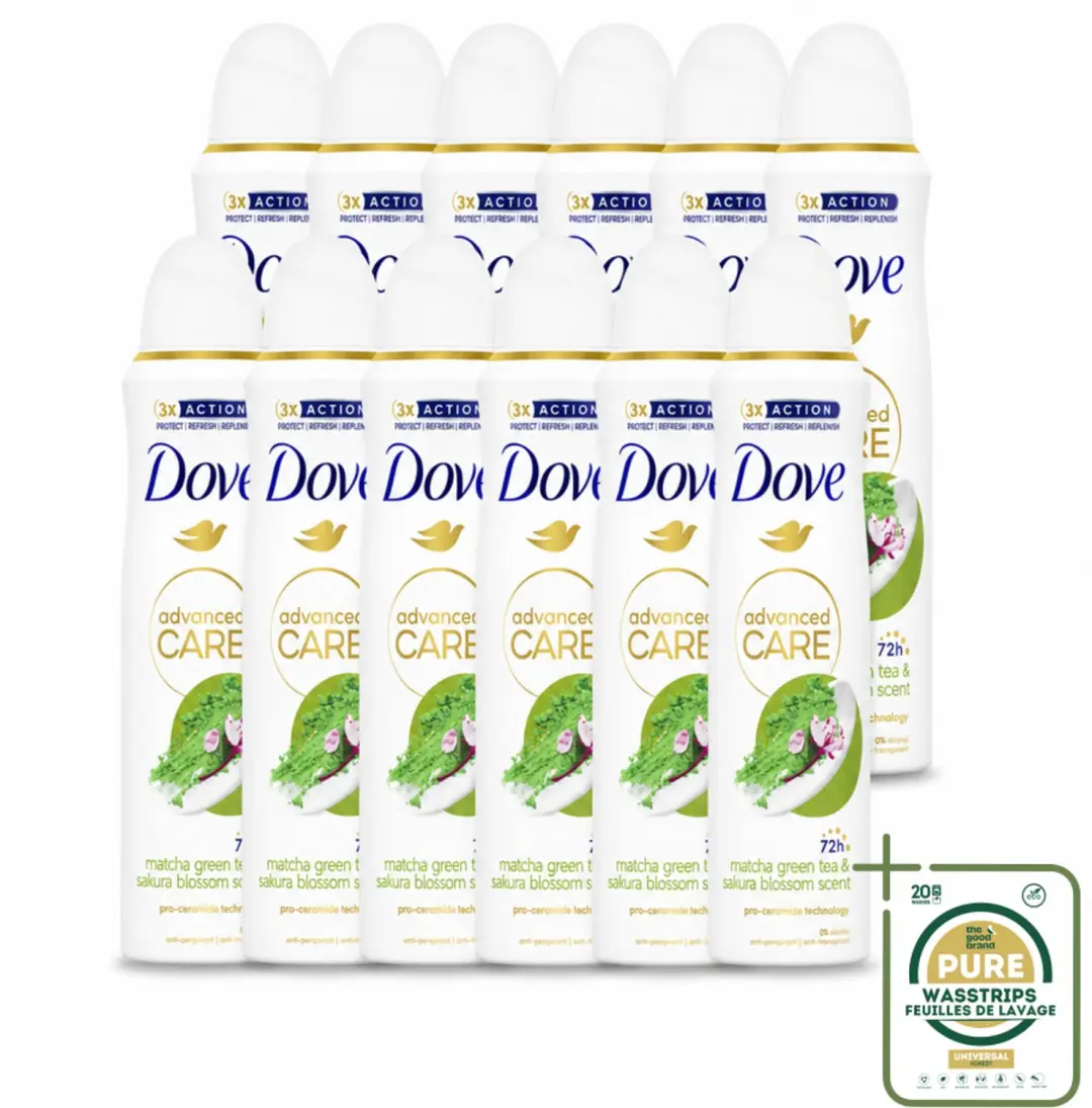 12 x Dove Deodorant Spray