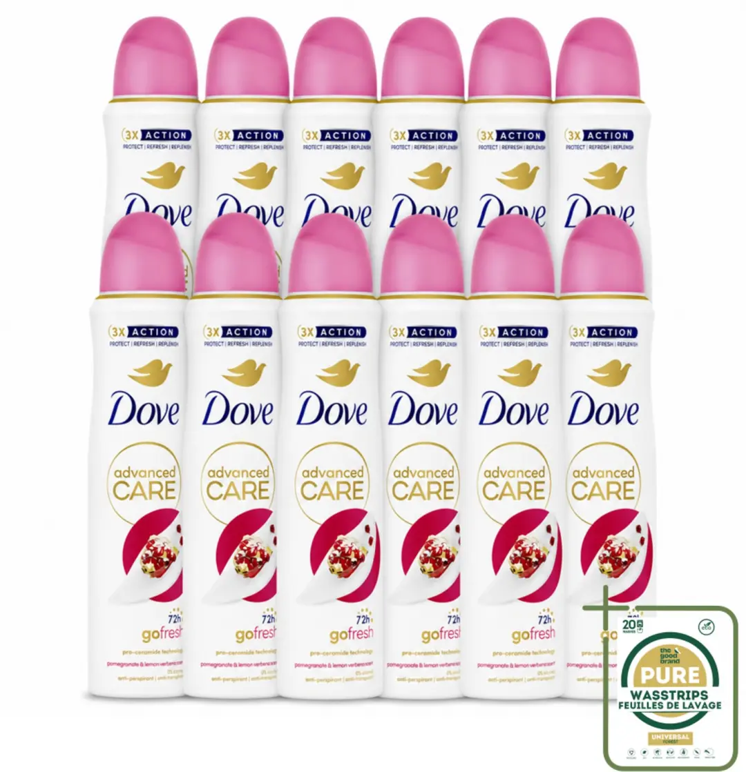 12 x Dove Deodorant Spray