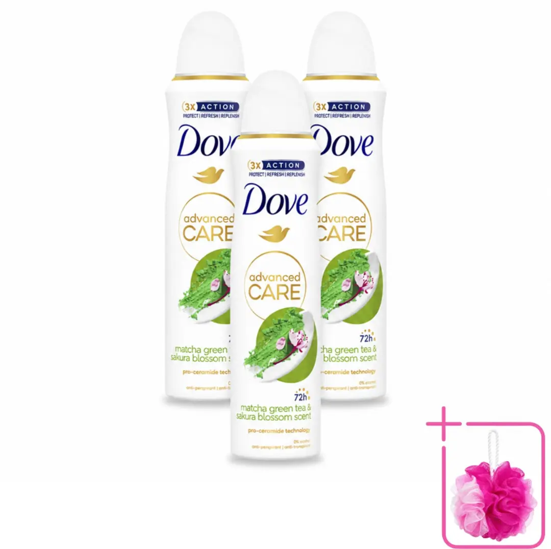 3 x Dove Deodorant Spray