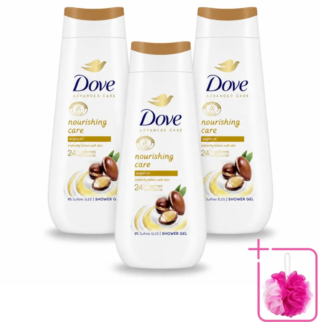 3 x Dove Douchecrème