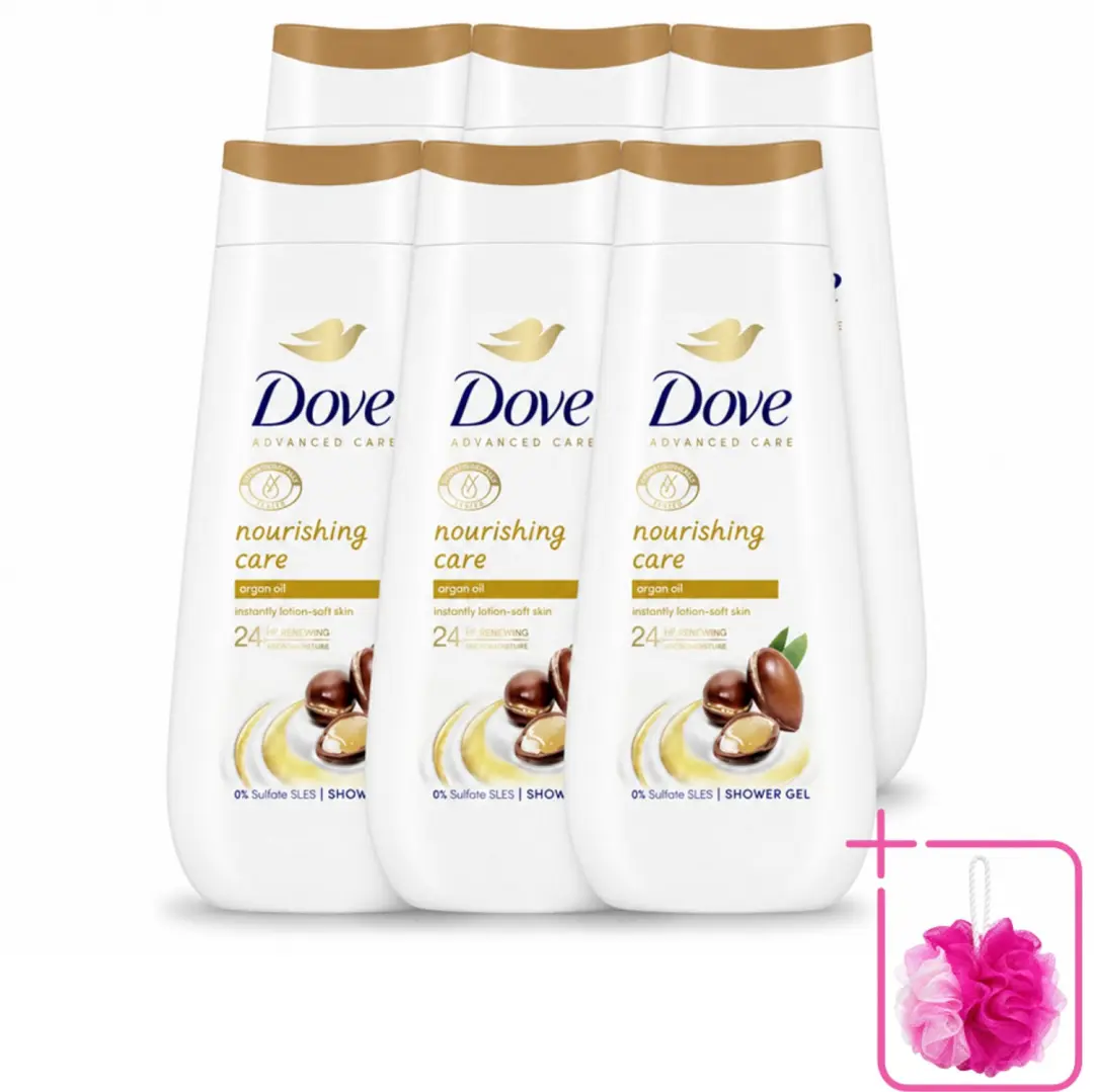 6 x Dove Douchecrème
