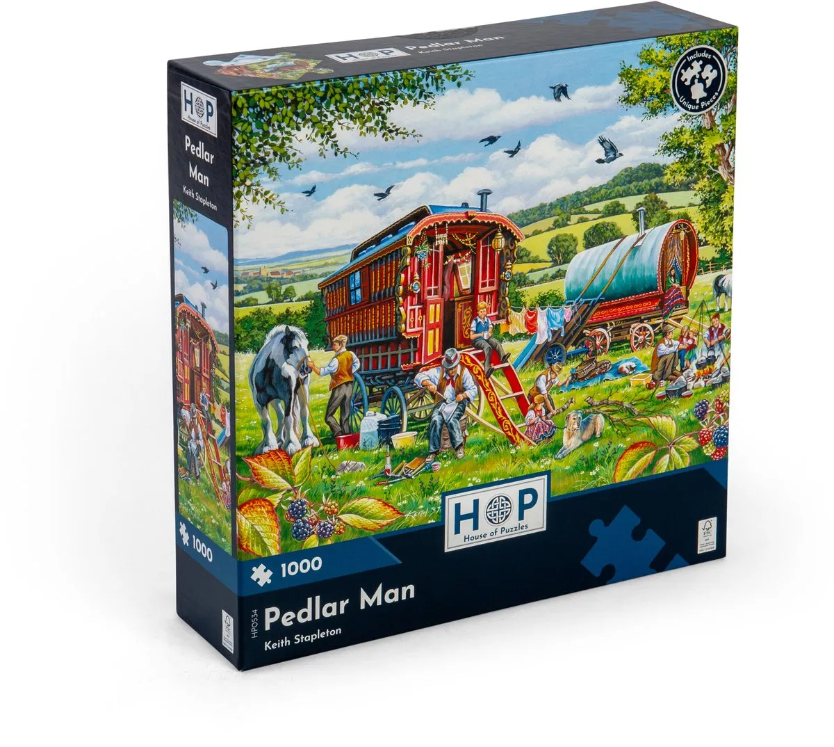 House Of Puzzles Pedlar Man Puzzel 1000 Stukjes - HP0534 - Multicolor