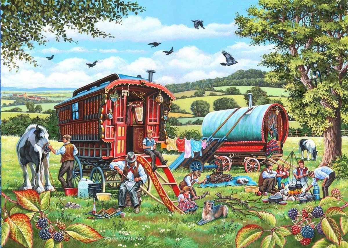 House Of Puzzles Pedlar Man Puzzel 1000 Stukjes - HP0534 - Multicolor