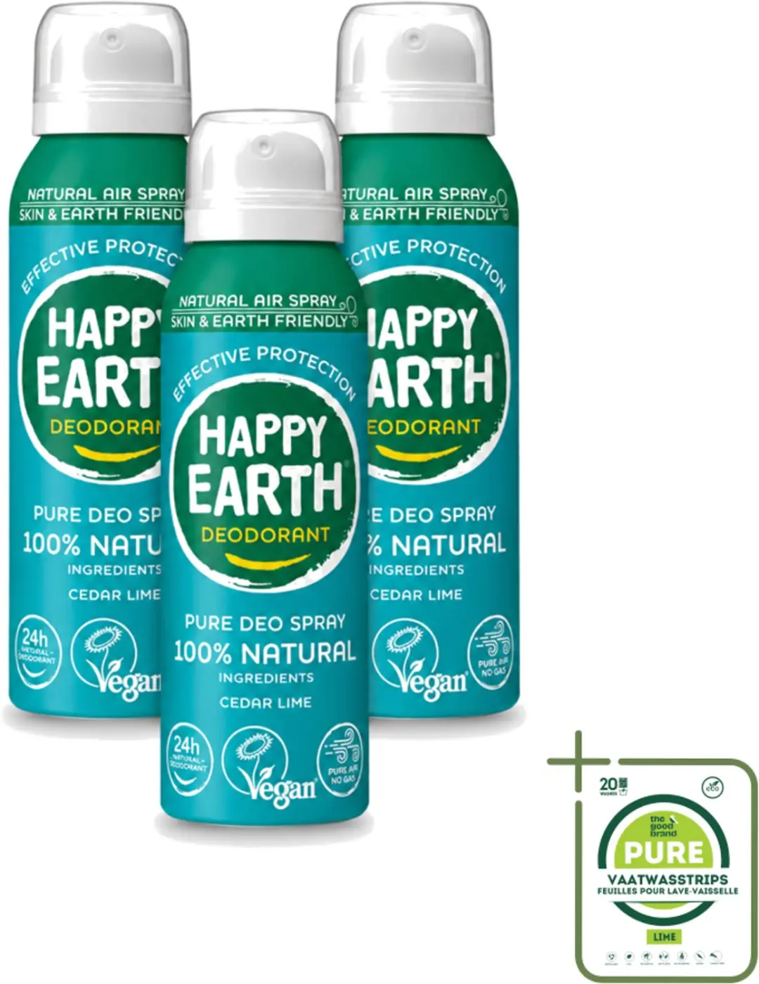 3 x Happy Earth