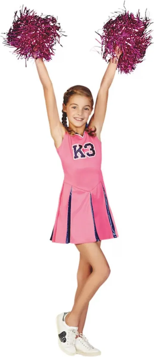 Studio 100 K3 Cheerleader Jurk 152 - Roze