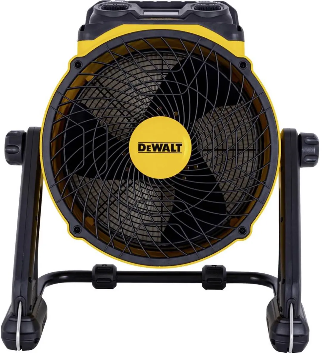 DEWALT DXF1652 Vloerventilator 116 W Yellow LED-display, Timer, Incl. luchtreini